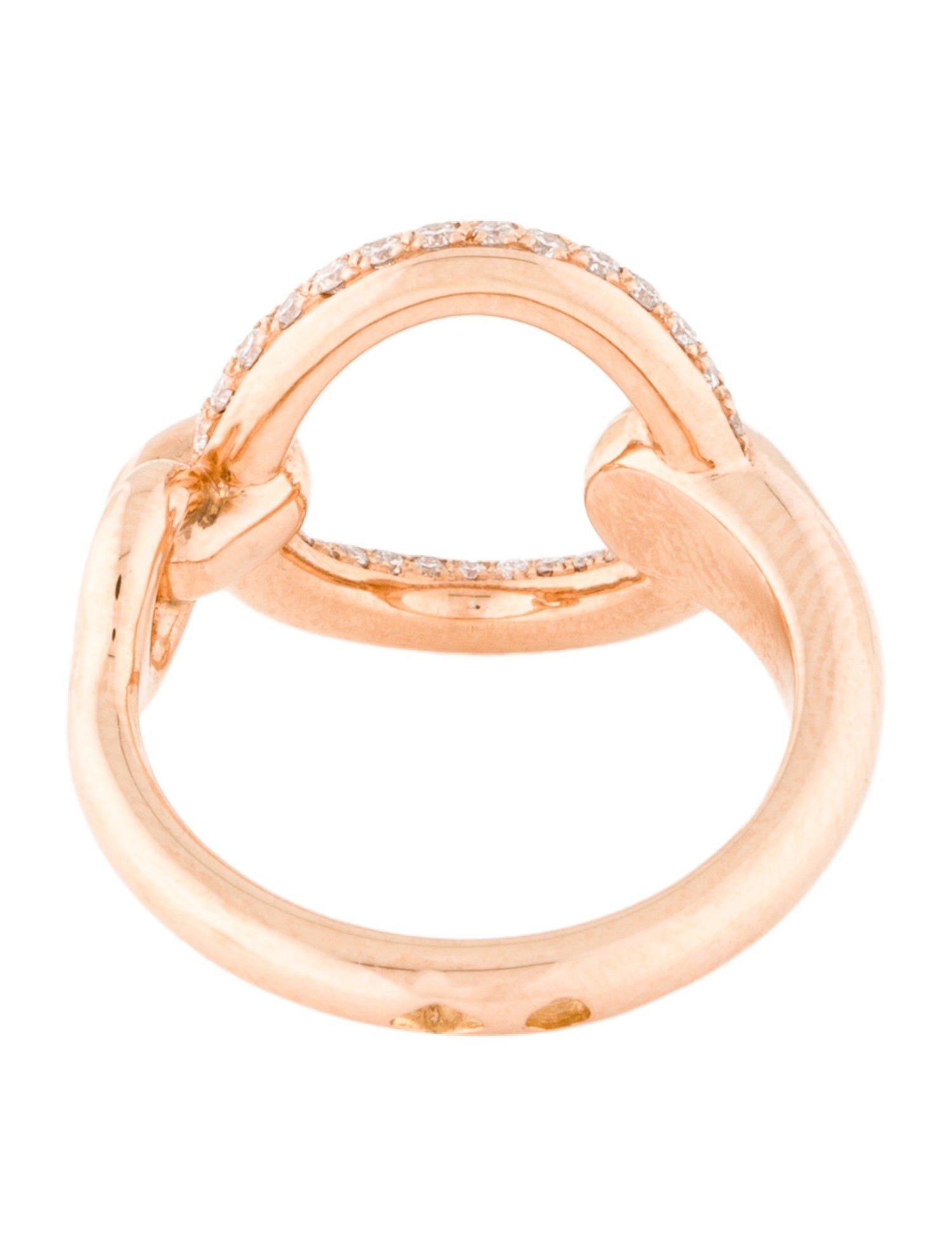 Hermès Hermès Diamond Filet d'Or Cocktail Ring